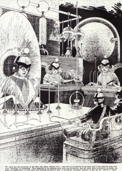 Illustration by Paul, from ‘Baron Munchausen’s New Scientific