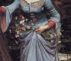 art-rose: John William Waterhouse + flowers