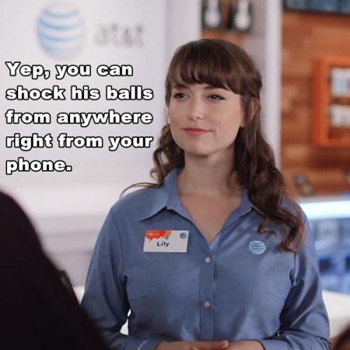 The AT&T girl Milana Vayntrub