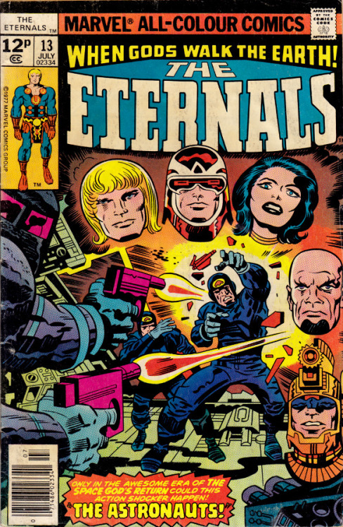 The Eternals, No. 13 (Marvel Comics, 1977). Cover art by Jack Kirby.From a charity shop in Nottingham.