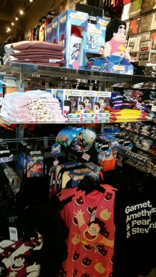 This Hot Topic had a whole SU display, which I thought was neat.