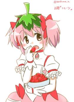 thekusabi:  Strawberry Madoka by らすく