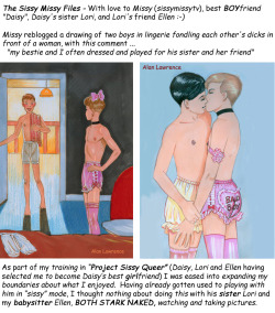 tiedupsissy69:  Putting the “Sissy” into SissyMissy. :-)