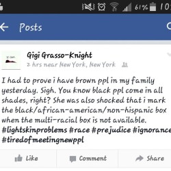 #lightskinproblems #ignorance #tiredofmeetingnewppl #race