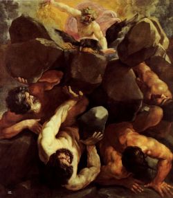 hadrian6:  Fall of the Titans. 1635-37. Guido Reni. Italian.