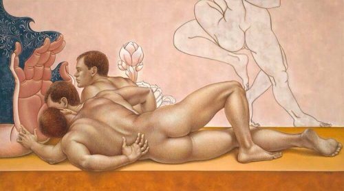 alanspazzaliartist:  The male nude as the protagonist in Michael