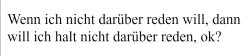 verlorenes-vertrauen:  Warum verstehen das so wenige in meinem