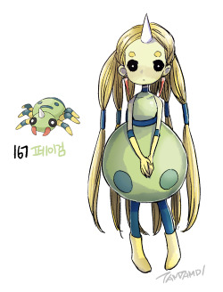 tamtamdi:  Pokemon Gijinka167.  Spinarak  168.  Ariados  