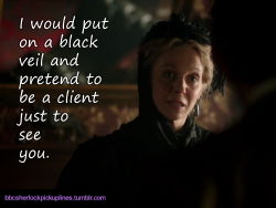 â€œI would put on a black veil and pretend to be a client