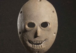 sixpenceee:  A 9000 year old Neolithic spirit mask. They were