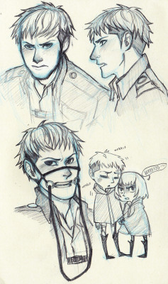 The full page of me practicing Jean’s face. X_X obviously