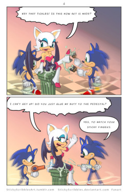Sonic Rouge Comic4 by StickyScribbles Fanart