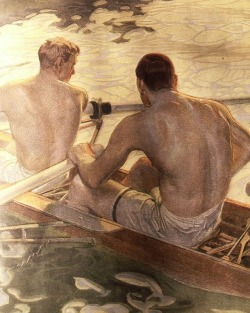 antonio-m: J.C.Leyendecker (1874-1951) Rowers.