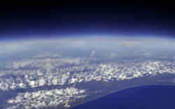 unexplained-events:A space shuttle launch as seen from the International