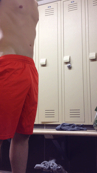 bigdcdnguy:  Pulling down my shorts in the gym locker room  Fuckkkkkkk