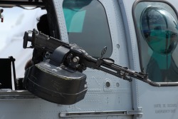 militaryarmament:An FN MAG mounted on an Eurocopter Cougar MkII