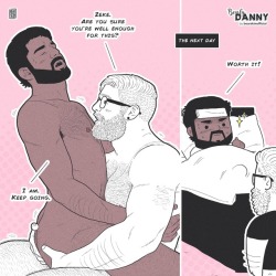 bearskinofficial:  Zeke just couldn’t resist with Danny sometimes.