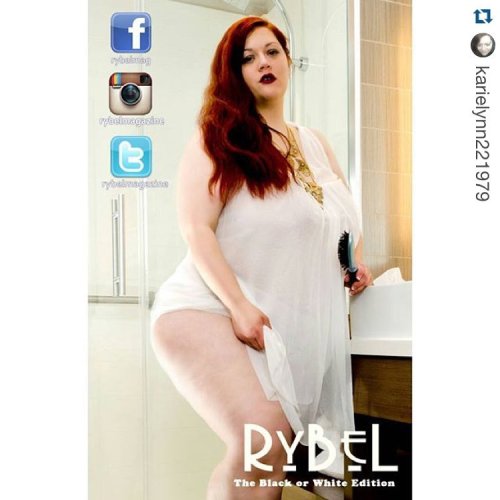 #Repost @karielynn221979 ・・・ Be sure to pick up your copy of #rybelmagazine to see me and other pretty ladies….#sincerelykerry #kerrylicious #kerrystephens #publishedmodel #plussizemodel #redheadmodel #curvyfashion #boudoir #lingerieshoot