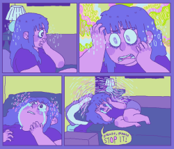 gloomypunks:  panic attack  i love the comics made by them and