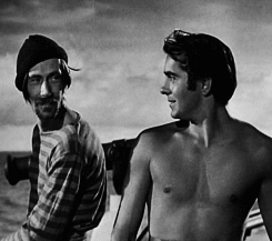 grouchosmarx:     Shirtless Tyrone Power in “Son of Fury: