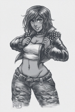 iahfy:  revamp of biker korra bc I’m obsessed  gawd yes! <3 