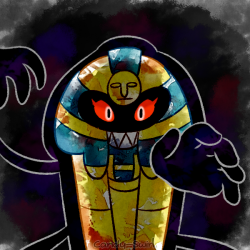 dottdoodles:Day 29: Scariest Pokemon —> Cofagrigus When