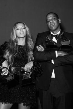 photograbey: Beyoncé and Jay Z @ the 2015 GRAMMYs