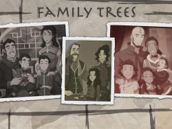 dongbufeng:  Korra Family Trees from Nick.com which include some