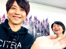 SnK News: Kaji Yuuki (Eren) and Shimono Hiro (Connie) Gather