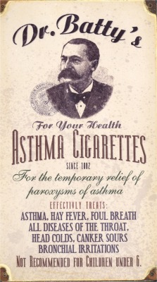 Asthma cigarettes x)