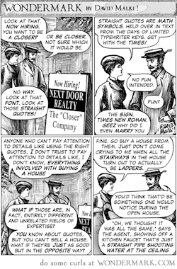 davidmalki:  Hey it’s a comic! Wondermark #943; Don’t Give