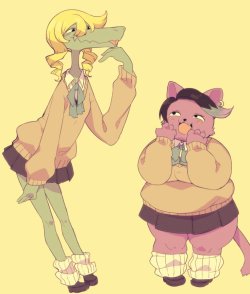 kishibe123:  bratty and catty   <3