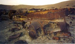 bmashina: Dump armored vehicles near Kabul, Afghanistan. Here