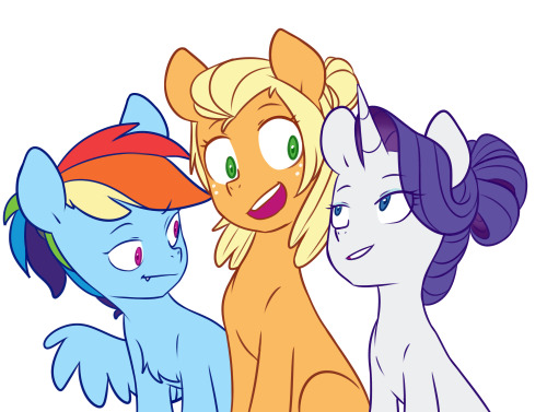 texasuberalles:doodlemark: rarity joins the small ponytail/buns