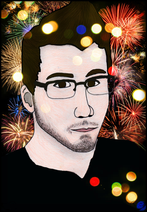 jossipliers-impala:  Congrats on 2 Million subscribers markiplier  :D