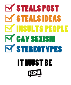 gaysquib:  Since FCKH8 has no problem with its logo being on