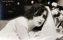   Italian film star, Maria Jacobini in Onestà del Peccato/The