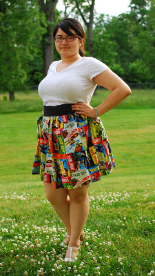 rubato:  to boldly go!! my second skirt, first one with a zipper—there