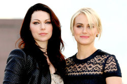 missdontcare-x:  Laura Prepon and Taylor Schilling at the ‘Orange