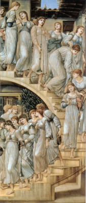 void-dance:  Painting by Sir Edward Burne-Jones: The Golden Stairs