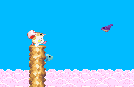 nintendometro:  Flying Hamster‘Kirby’s Dream Land 3’Super