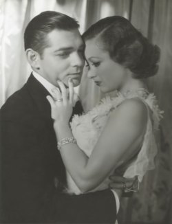 Clark Gable and Joan Crawford for Dancing Lady by George Hurrell,