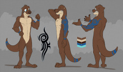 temiree:  Reference sheet commission for Lionman141, featuring