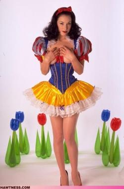 sloppyholes:  curral:  Dita Von Teese as Snow White  Snow White