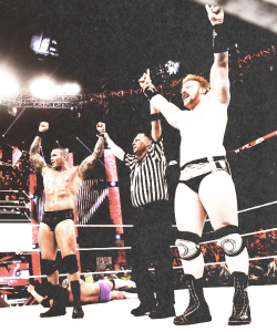 imaginewwe:  You are on Orton’s RV waiting for him and Sheamus,