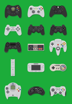 dotcore:  Game Controllers Vector Set.by Cogistruct Team.