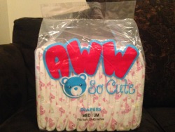 little-minimouse:  I got to try my very first aww so cute diapers