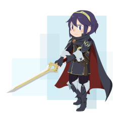 hamstr:  more marth!lucina sans the mask that i dont want to