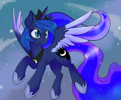 mypantsrcool:  Moon in Horse by Lustrous-Dreams