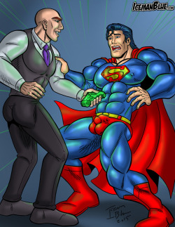 Yeah…Kryptonite torture for you, Superman…